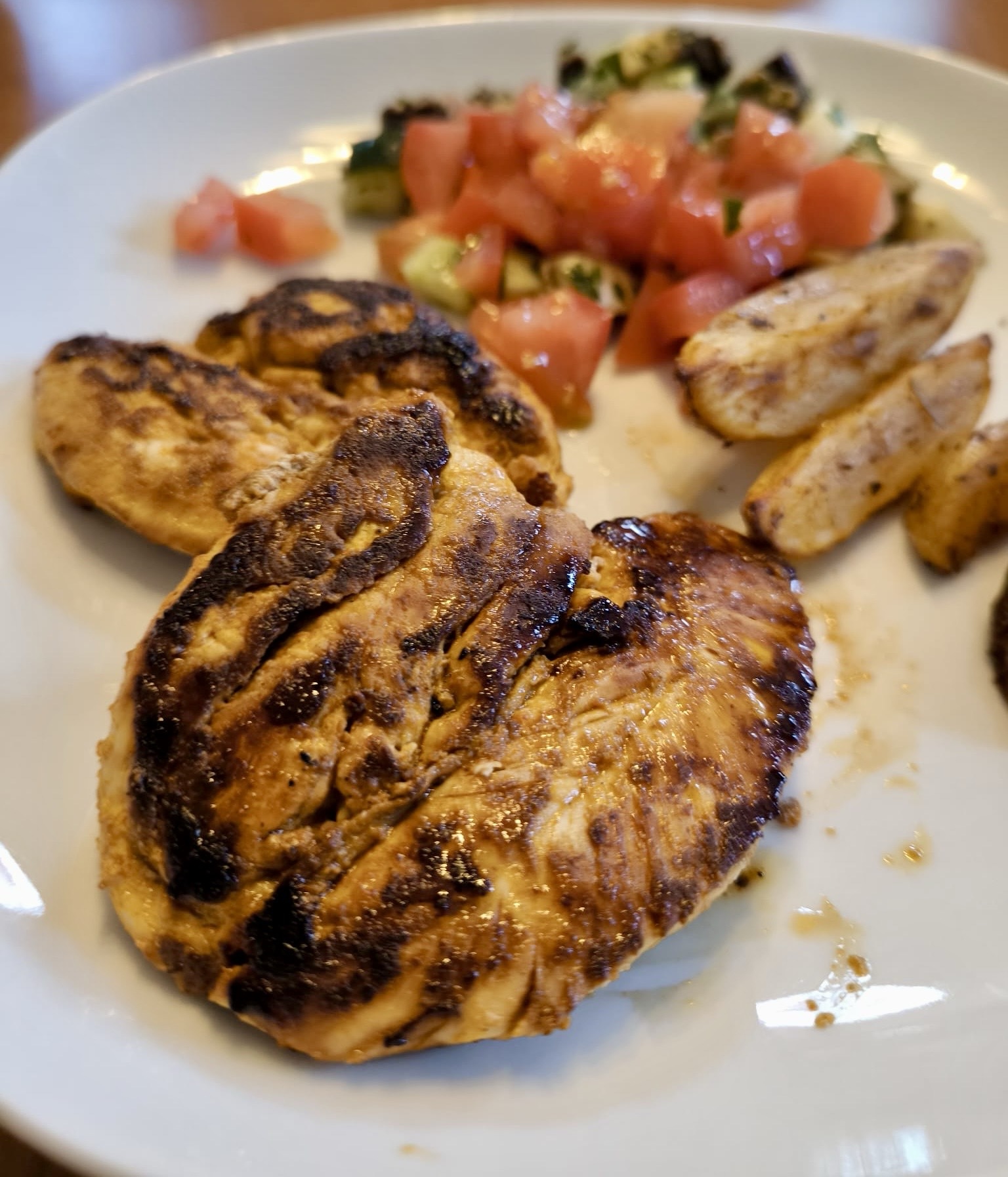 Chicken Paprika with Roasted Fingerling Potatoes