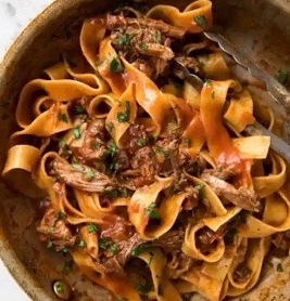 Slow Cooked Shredded Beef Ragu&nbsp;Pasta