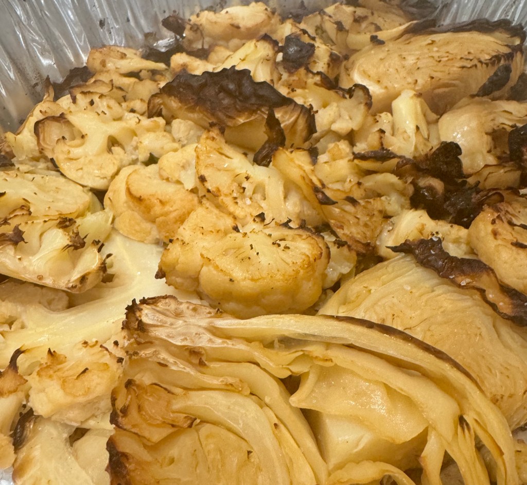 Keto long-cooked cauliflower and&nbsp;cabbage